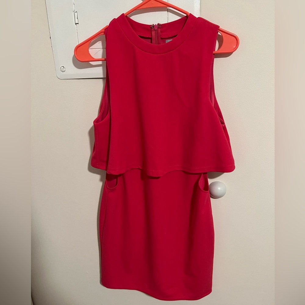 Size M she + sky hot pink dress